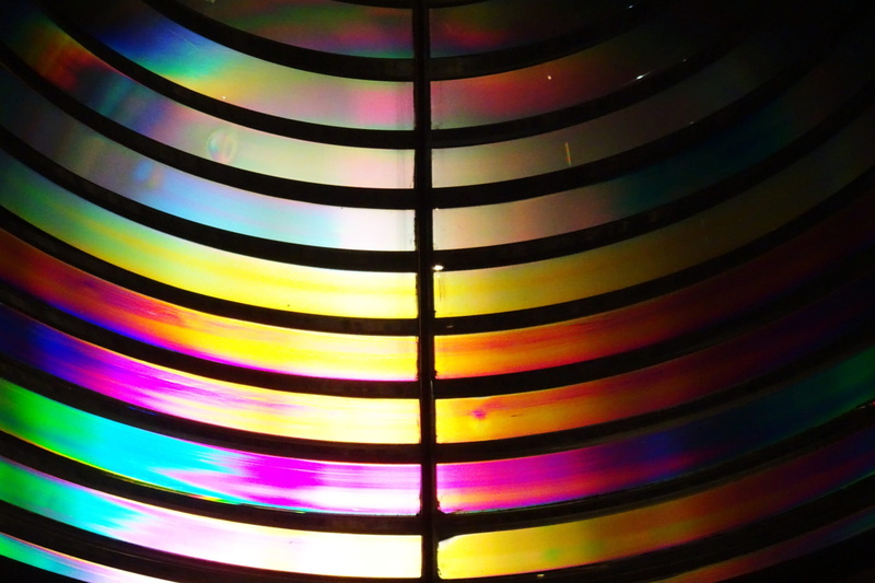 sea, close-up, multi colored, pattern, prism, backgrounds, full frame, lighthouse, striped, abstract, creativity, shiny, design, yellow, light, orange