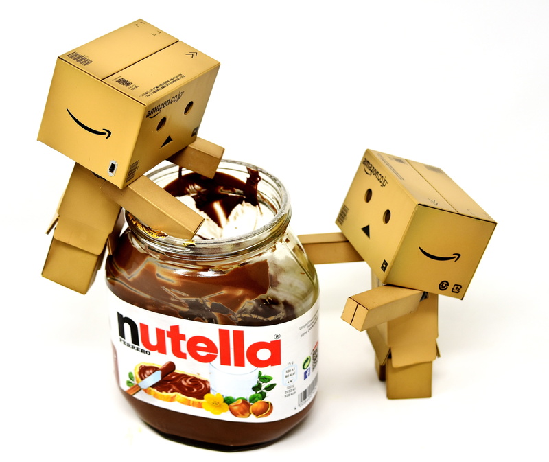 danbo, food, cut out, appliance, cardboards, container, chocolate, close-up, two, man made, white background, food and drink, text, 4K, drink, funny, no people