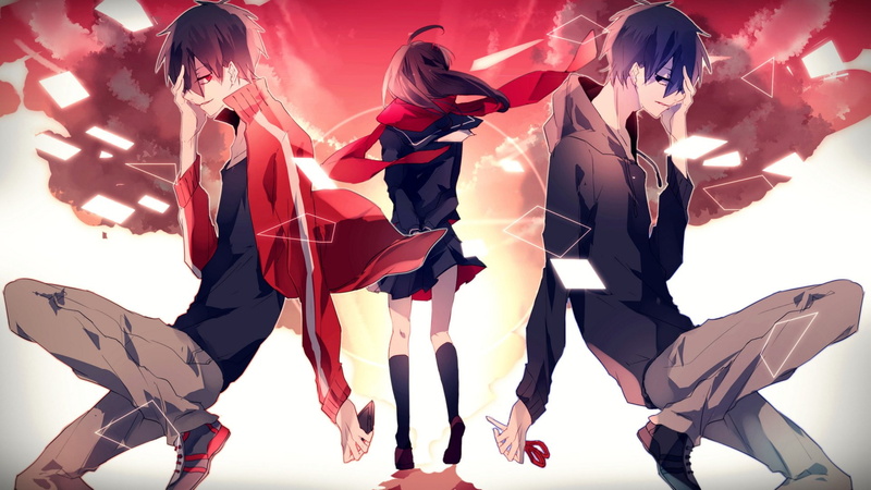 1080P, Anime, Shintaro Kisaragi, Ayano Tateyama, Kagerou Project