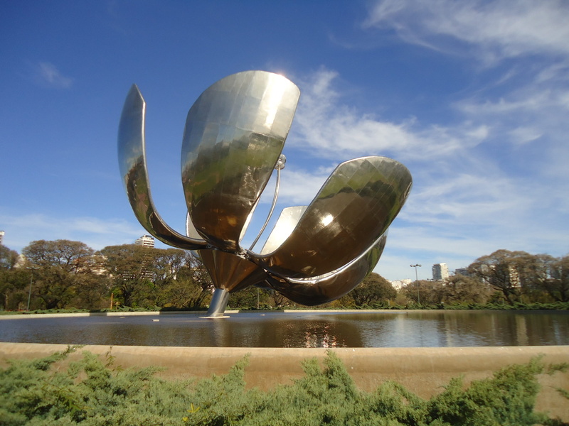 built structure, reflection, water, outdoors, tree, plant, metal, no people, 2K, sphere, sky, Buenos Aires, architecture, Recollect, green color, day