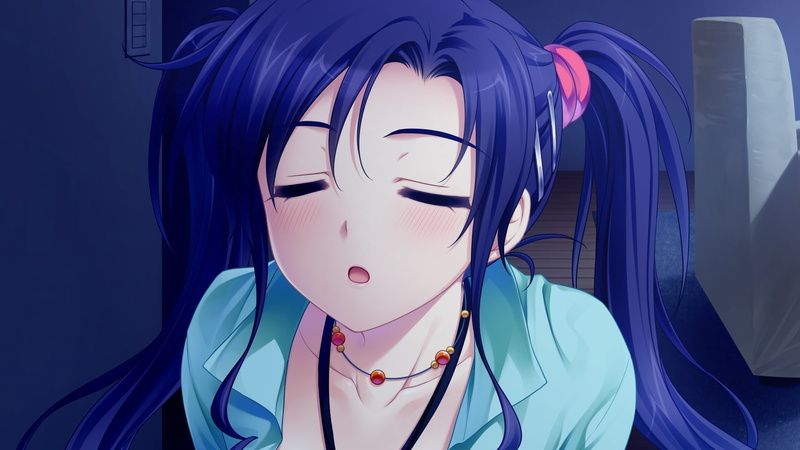 eyes closed, sora no mukou de sakimasu you ni, real people, headshot, leisure activity, lifestyles, brunette, close-up, girl, female, indoors, haired, obscured face