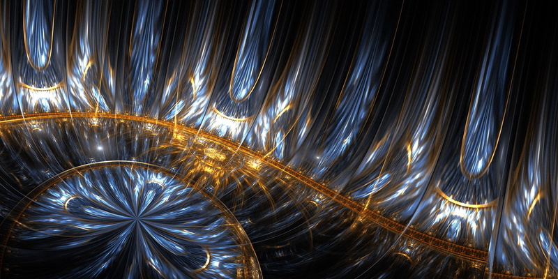 3d, metal, motion, waves, digital art, abstract, sky, Fractal, light - natural phenomenon, gold, spinning, architecture, blurred motion, pattern, night