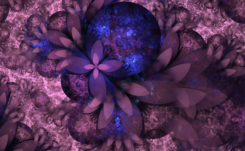 undersea, apophysis, plant, blue, beauty in nature, fractal, water, flower, nature, Abstract, marine, 2K, outdoors, no people, painting, pink color, freshness