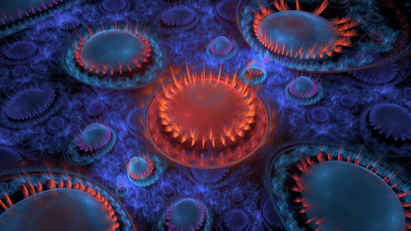 Apophysis, 3D Fractal, 1080P, abstract, Fractal