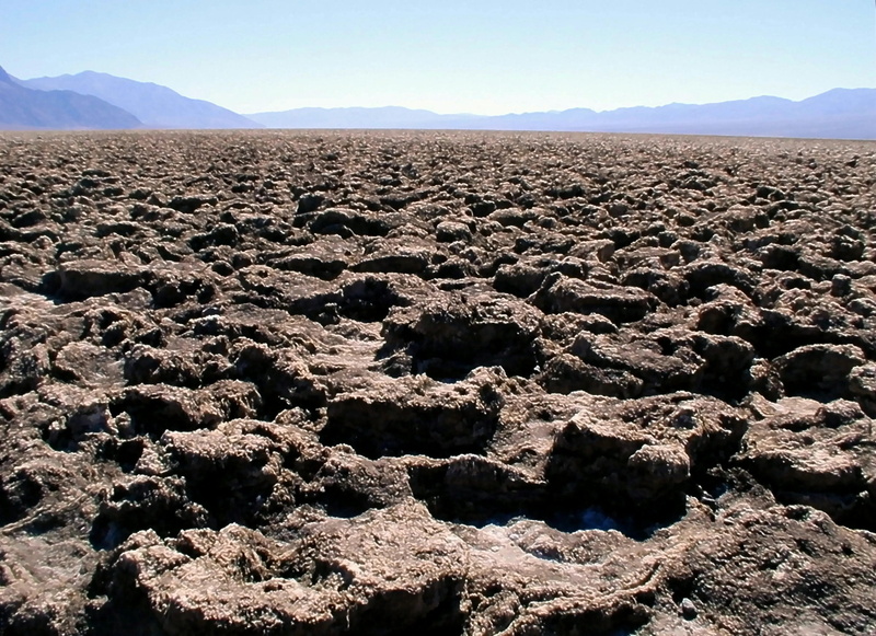 mojave desert, solid, mountain, erosion, devils golf course, usa, eroded, tranquility, deposits, hitzepol, nature, 1080P, no people, day, climate, rock