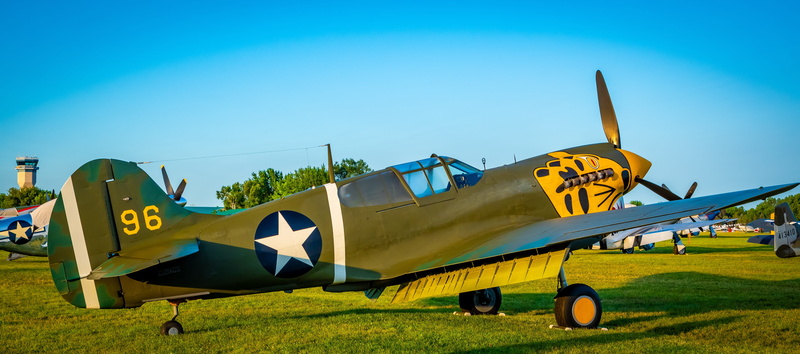 classic, blue, no people, air vehicle, flag, antique, vintage, sky, 5K, aviation, mode of transportation, grass, military, sunny, transportation, nature