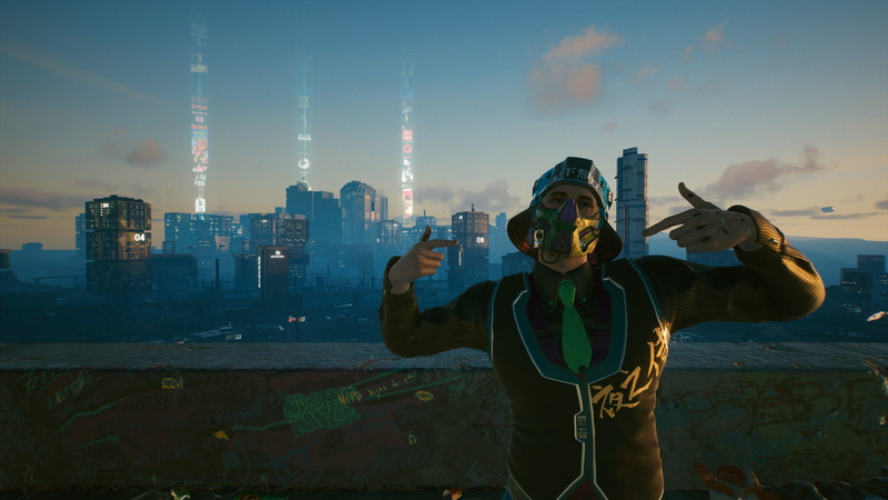 cyberpunk, Playstation 4 Pro, game art, PlayStation, video games, PlayStation 4, video game characters, screen shot, 4K, city, city lights, video game art