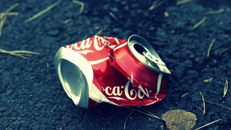coke, nature, street, focus on foreground, high angle view, garbage, communication, 1080P, shoelace, western script, food, no people, day, pair, land
