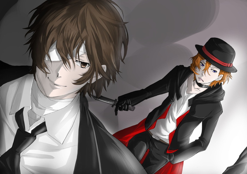 Bungou Stray Dogs, Chuuya Nakahara, 1080P, Anime, Osamu Dazai