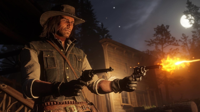 Weapon, Night, Cowboy, Western, Red Dead Redemption 2, 1080P, Red Dead Redemption, Red Dead, John Marston
