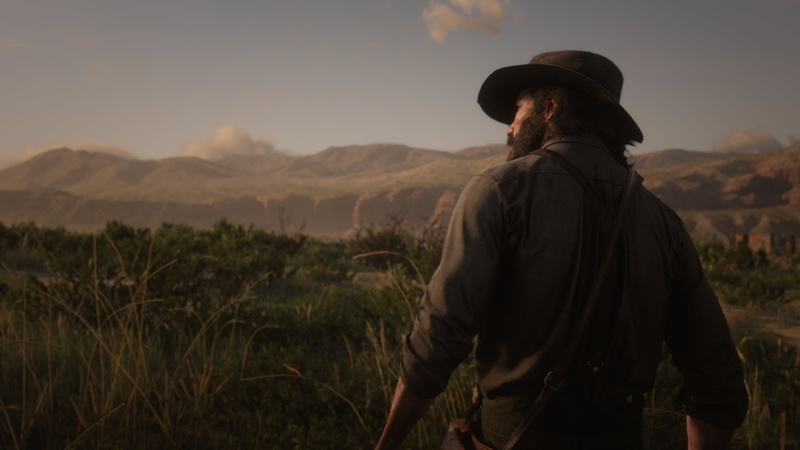 Red Dead Redemption II, nature, Red Dead Redemption, 2K, game characters, western, Red Dead Redemption 2, John Marston, sunset