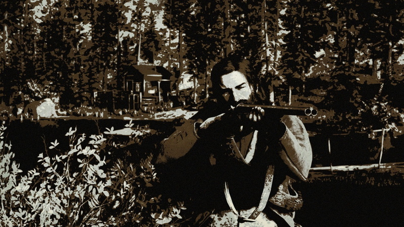 John Marston, 1080P, video game art, western, Red Dead Redemption 2