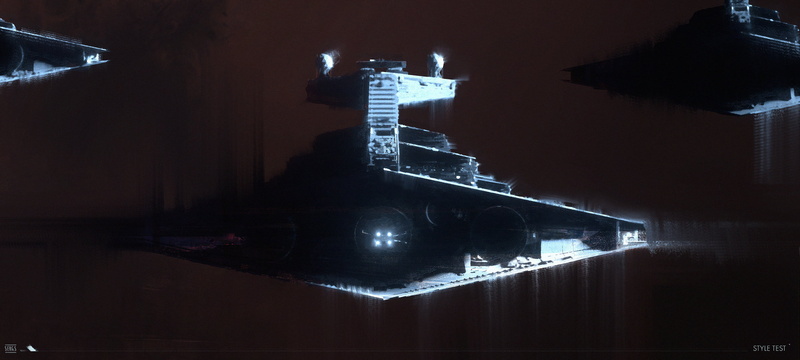 2K, science fiction, Star Destroyer, Imperial Forces, artwork, spaceship, Star Wars