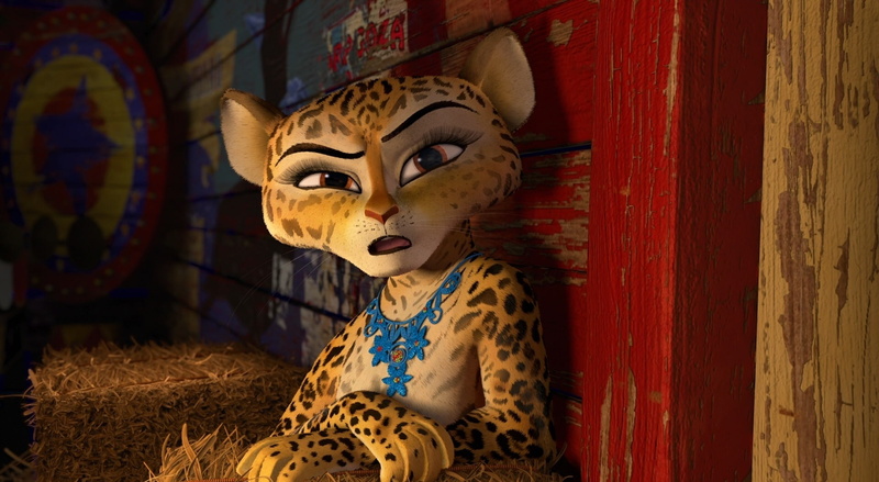 representation, Cartoons, body part, portrait, wood - material, indoors, close-up, looking, leopard, human face, illustation, one person, gia, Madagascar