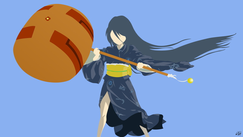 Anime, 1080P, Minimalist, Hataraku Maou-sama!, The Devil Is a Part-Timer!, Suzuno Kamazuki