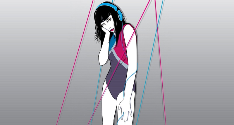 Girl, by Craig Drake, Art, Minimalism, 1080P, Craig Drake, Music, Background