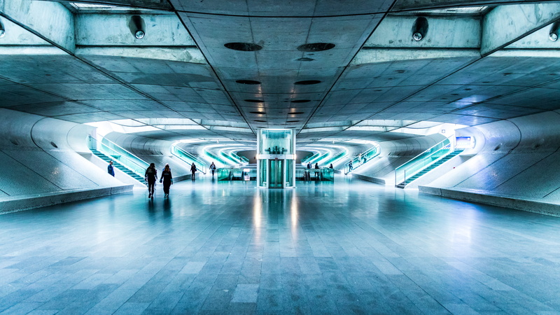 travel, subway Train, city, cold, walking, sci-fi, business Travel, vanishing Point, architecture, blurred Motion, diminishing Perspective, futuristic