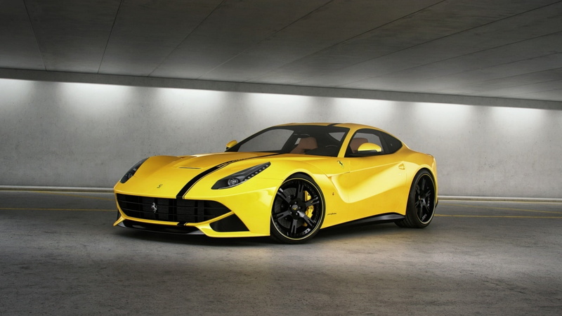 land vehicle, wheel, 1080P, illuminated, mode of transportation, sport, supercar, taxi, architecture, Ferrari, Ferrari F12berlinetta, single object, car