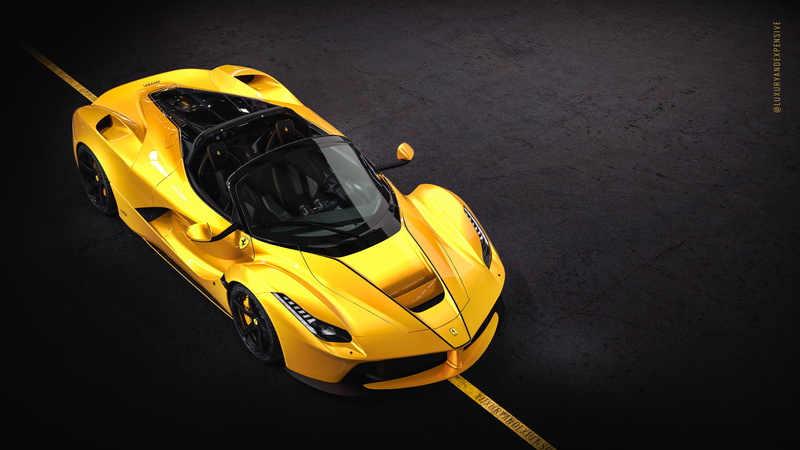 Luxury Car, Ferrari LaFerrari, 4K, Ferrari, Ferrari LaFerrari Aperta, Supercar