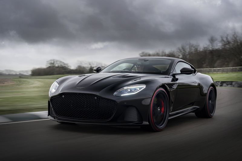 Aston Martin DBS Superleggera, Aston Martin, Vehicle, Black Car, Sport Car, Car, 4K