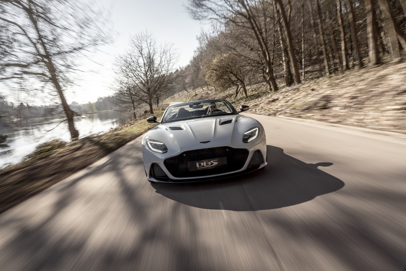 Aston Martin DBS, 4K, Cabriolet, Sport Car, Aston Martin DBS Superleggera, Vehicle, White Car, Aston Martin