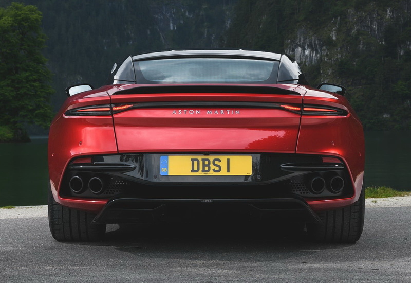 outdoors, car, parking, text, mode of transportation, retro styled, stationary, martin, (2019), day, 720P, superleggera, number, land vehicle, motor vehicle