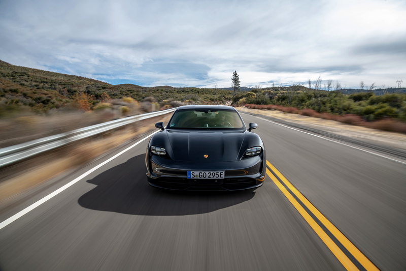 Car, Sport Car, Porsche, Vehicle, Porsche Taycan 4S, Black Car, 4K