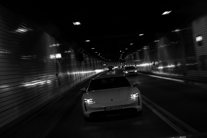 Sport Car, Porsche Taycan Turbo S, Car, Vehicle, Porsche, White Car, Porsche Taycan, 4K