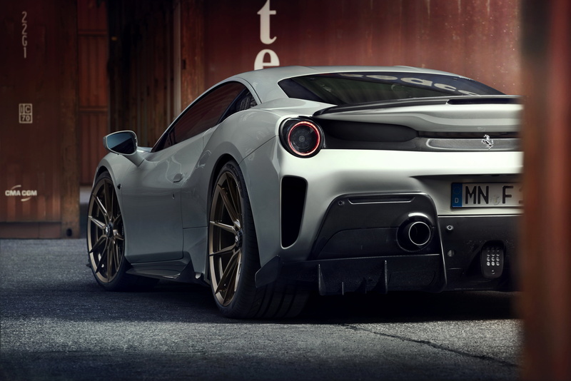 Novitec, 488, Ferrari, feed, 4K, grey, 2019, Pista