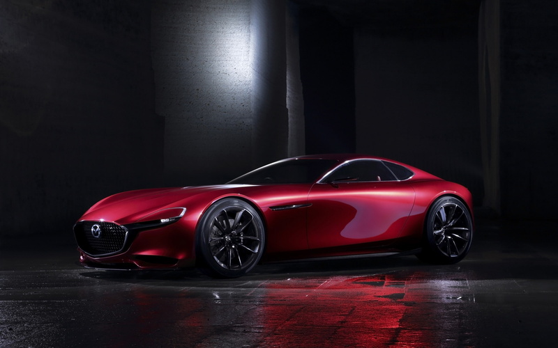 modern, coupe, racecar, luxury, land vehicle, copy space, transportation, red, shiny, illuminated, rx, motor vehicle, wealth, black color, speed