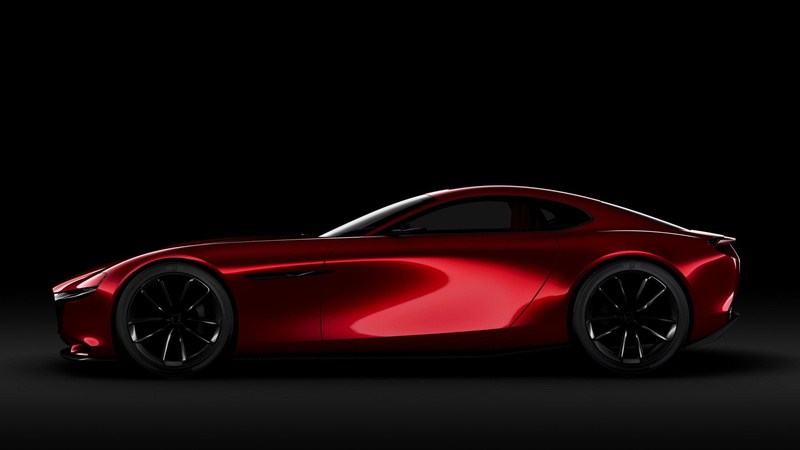Mazda RX-Vision, Red Car, 1080P, Concept Car, Mazda, Car