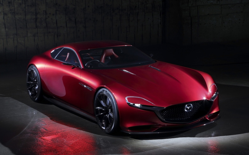 vision, car, reflection, luxury, 2K, mode of transportation, rx, wealth, sports car, concept, hd, illuminated, transportation, indoors, red