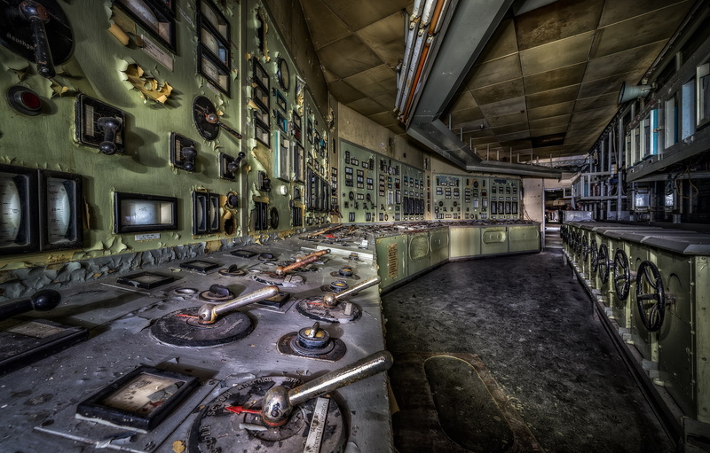 decay, 1080P, abandoned, Control Room