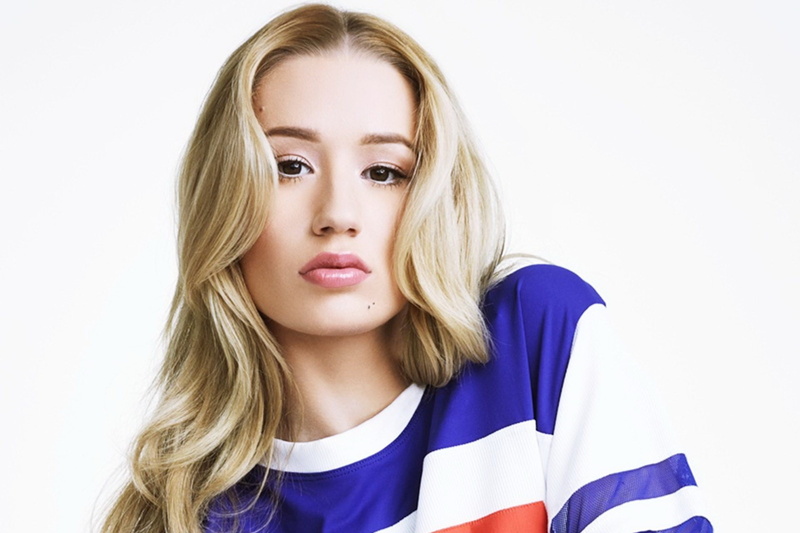 one person, portrait, hip hop, Iggy Azalea, women, beauty, studio shot, young adult, fashion, hairstyle, 1080P, rap , front view, white background, human face