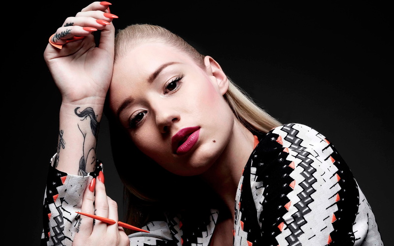 front view, hair, blond hair, women, blonde, hairstyle, beauty, brown eyes, lipstick, adult, tattoo, young adult, beautiful woman, indoors, arms raised