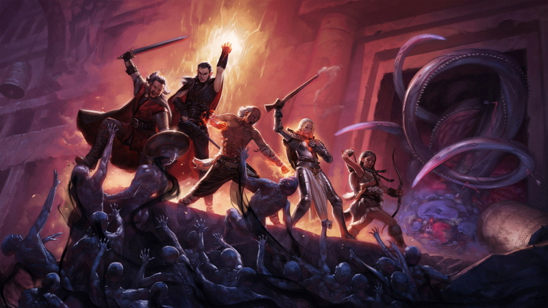 2018, 4K, 4K, PC, structure, concrete, front, men, Linux, profile, Pillars of Eternity II: Deadfire, standing