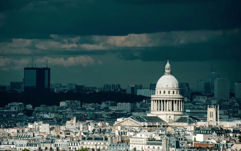 720P, Cityscapes, pantheon, World, france, paris