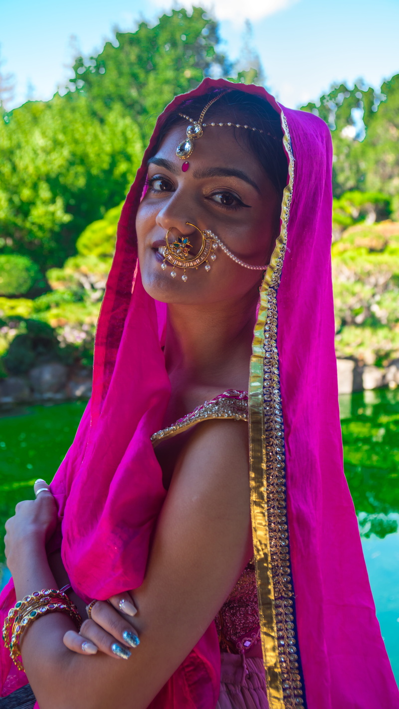 clothing, indian princess, portrait, sony, young women, real people, one person, leisure activity, looking at camera, goddess, young adult, lake, standing