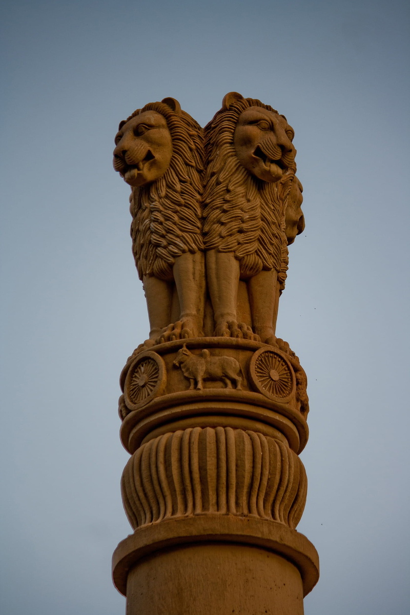 built structure, travel destinations, day, low angle view, clear sky, architecture, travel, craft, no people, ancient, carving, close-up, history, architectural Column