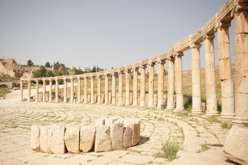no people, day, in a row, ruin, colonnade, nature, sky, old, 4K, stone, architecture, travel destinations, architectural column, clear sky, outdoors, column