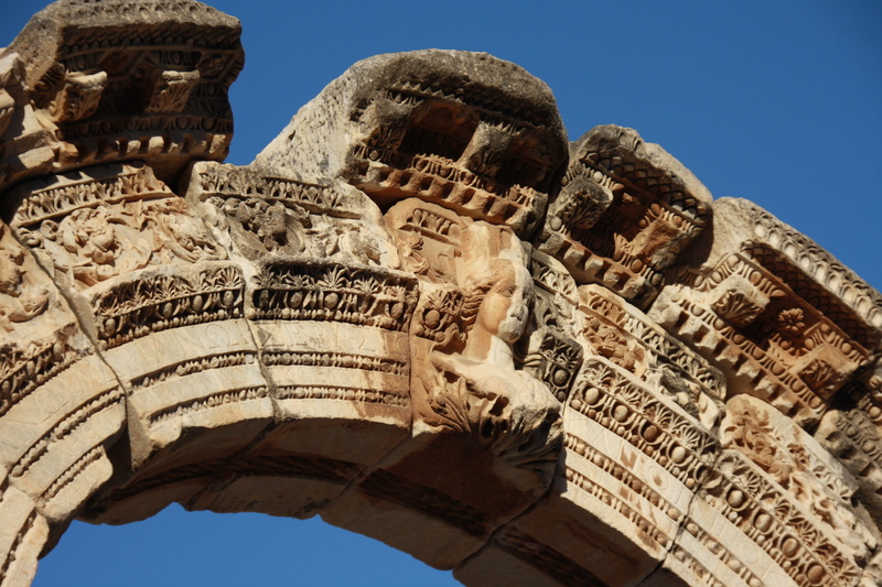 stone Material, art and craft, Izmir, sky, Ephesus, monument, blue, architecture, ancient civilization, nature, archaeology, travel, the Past, clear sky