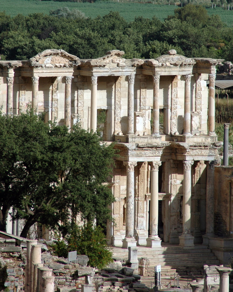 ephesus, architecture, tree, travel, ruins, outdoors, travel destinations, ancient ruins, architectural column, ancient civilization, plant, ruined, old