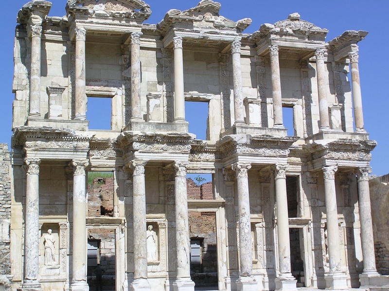 travel, old, tourism, ephesus, ancient, archaeology, building, travel destinations, old ruin, day, history, europe, arches, architectural Column, built structure