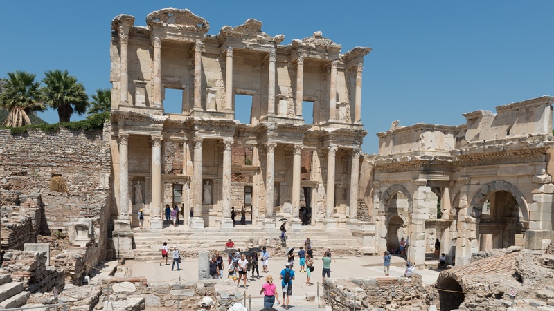 2K, ruined, turkey, ephesus, the past, archaeology, alexandria, damaged, travel destinations, travel, old ruin, ancient civilization, ruins, architectural column