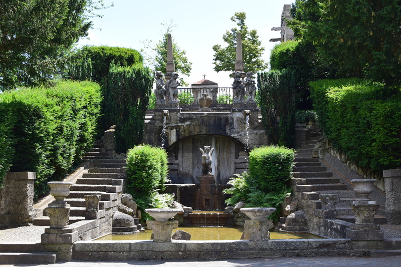 water, garden, nature, Rieder, plant, building exterior, green color, Rose Castle, formal garden, no people, day, growth, Stairs, architecture, sky, the past