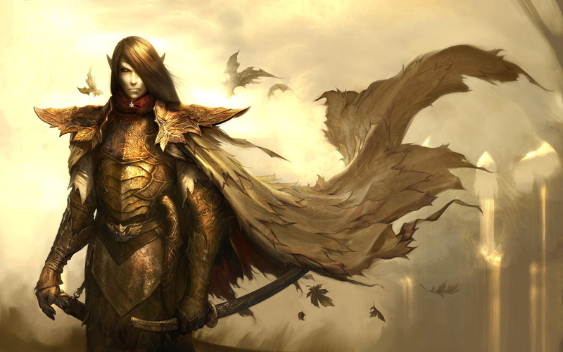 video games, angel, fantasy Art, history, representation, sword, human representation, nature, male likeness, elves, cloud - sky, no people, art and craft