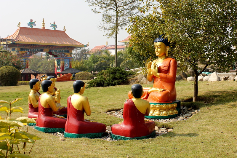 nepal, 2K, Disciples, grass, representation, Buddha, plant, human representation, statue, Buddhism, place of worship, belief, art and craft, architecture