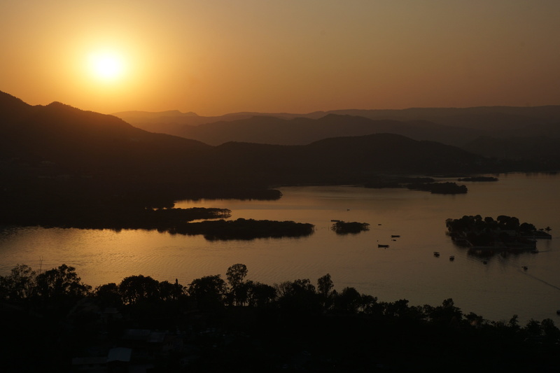 golden, orange color, udaipur, tranquility, dawn, abendstimmung, no people, 5K, nature, reflection, non-urban scene, tranquil scene, beauty in nature