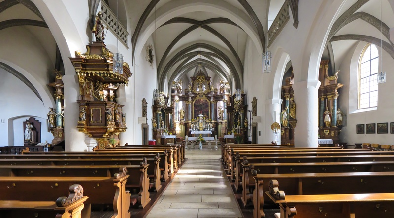 8K, church, baroque, ceiling, brown, bank, spirituality, in a row ...