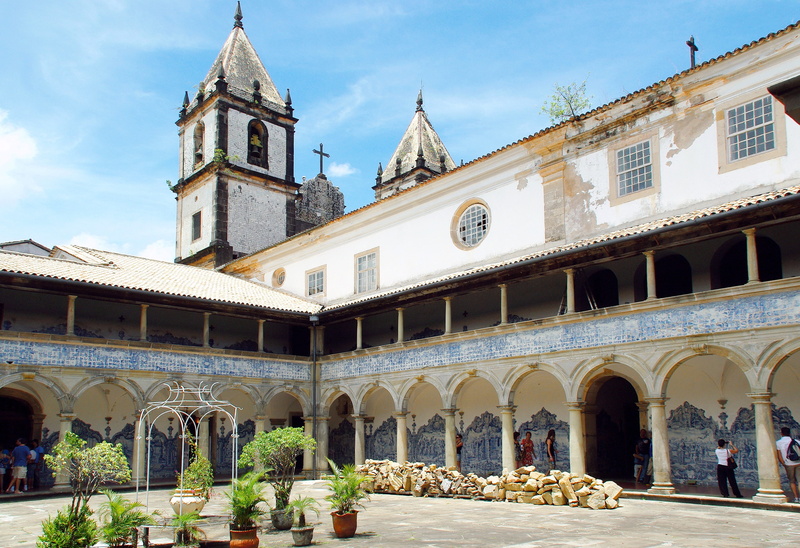 plant, place of worship, no people, 2K, spirituality, architecture, city, history, azulejos, built structure, old, the past, São Francisco Church, outdoors